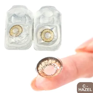 Dahab Color Contact Lens C-Hazel (DIA-14.2) – Enhance Your Eye Look